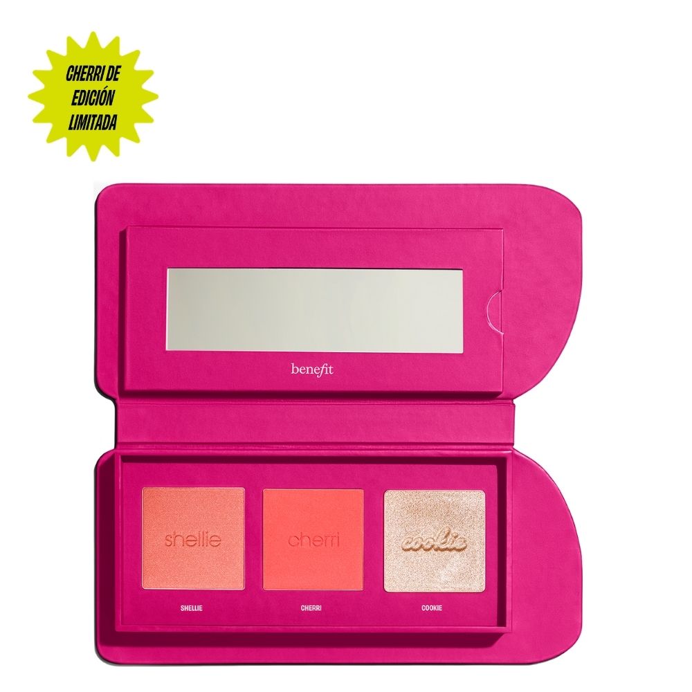 GLAM CENTRAL STATION PALETTE (PALETA DE BLUSHES E ILUMINADOR PARA MEJILLAS MINI)